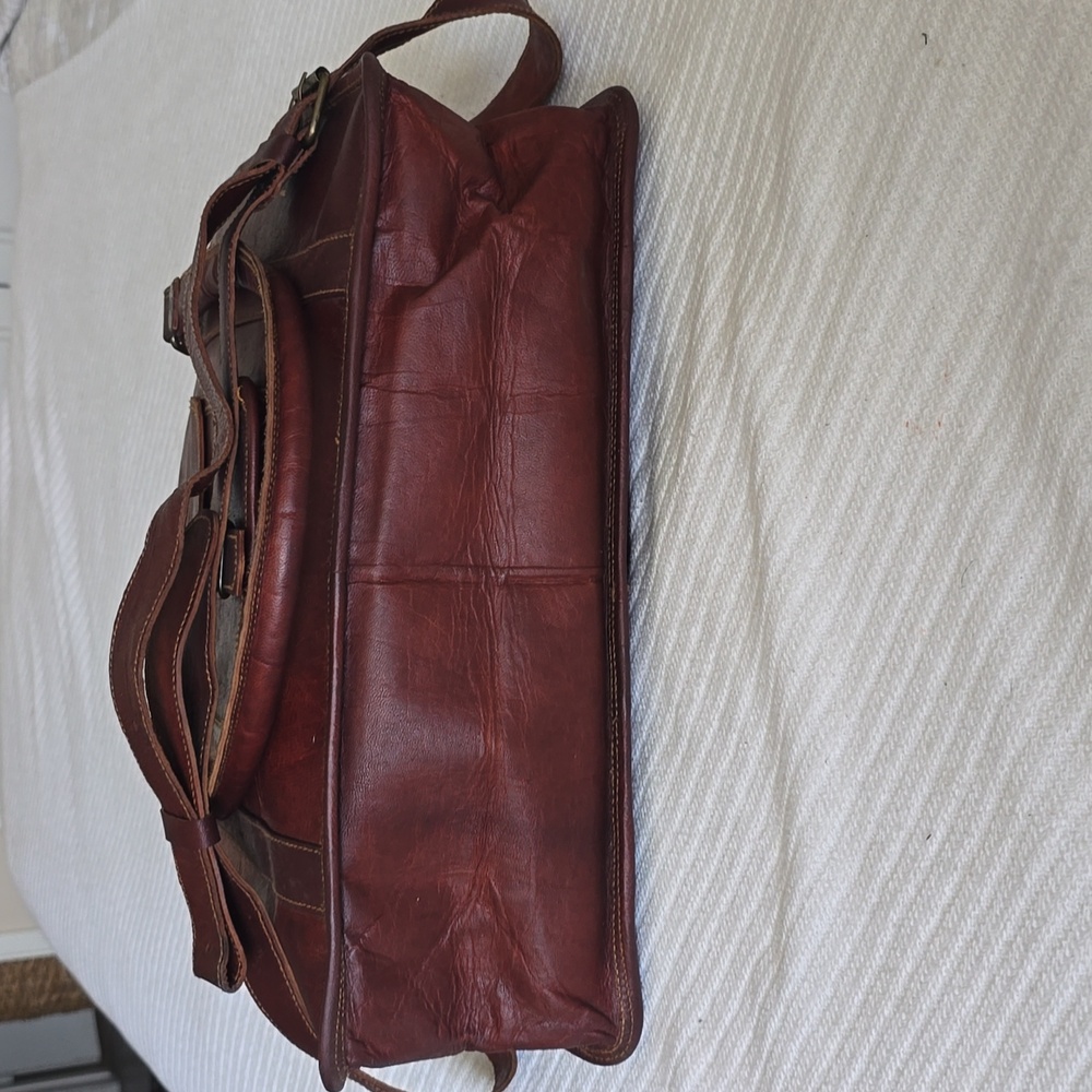 Leather Messenger Bag - Picture 5 of 8